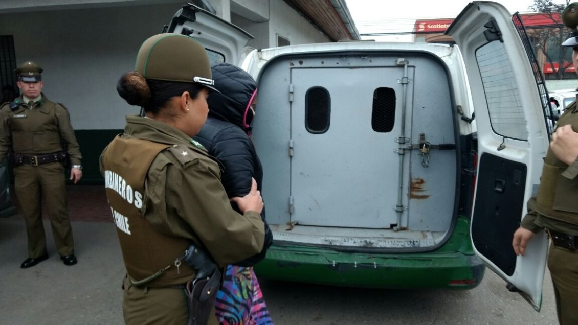 Riña familiar terminó con tres detenidos y dos sujetos heridos en Rancagua