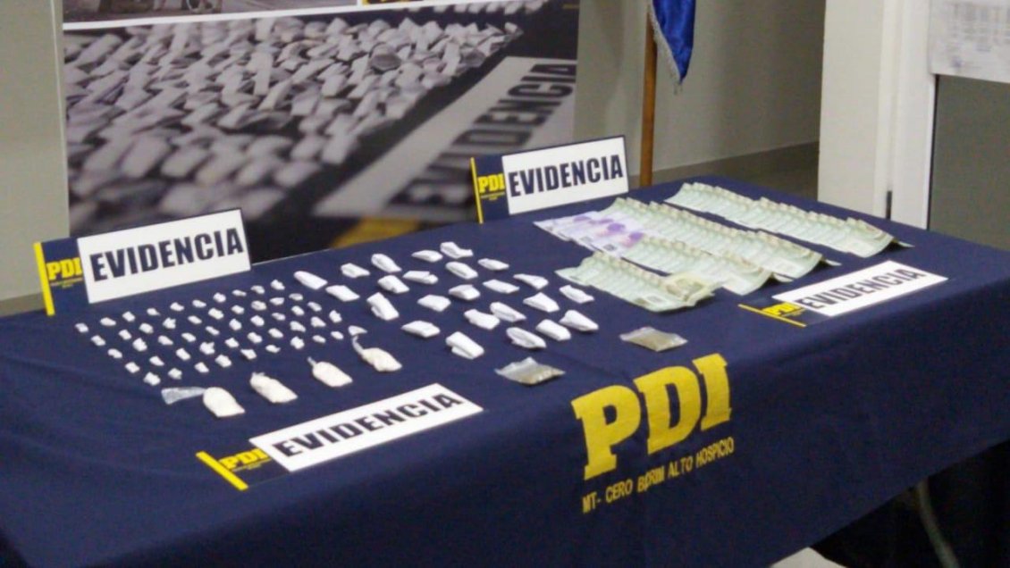 PDI detuvo a hombre por microtráfico de marihuana y pasta base en Alto Hospicio