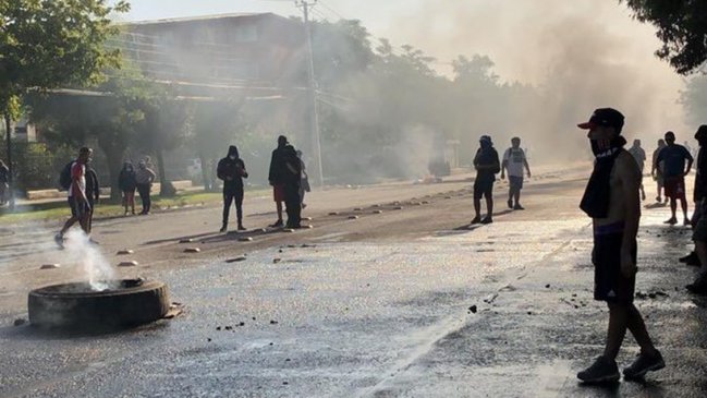 Los disturbios en el Estadio Nacional