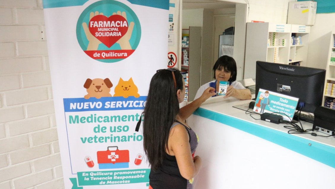 Quilicura abrió farmacia veterinaria con medicamentos hasta a mitad de precio