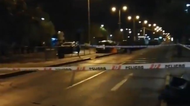 Una persona murió en accidente de tránsito en Peñalolén