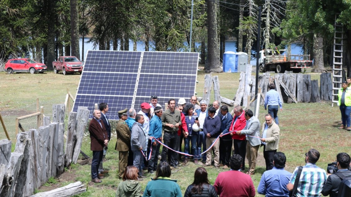 Comunidad pehuenche tendrá electricidad con paneles solares en Lonquimay