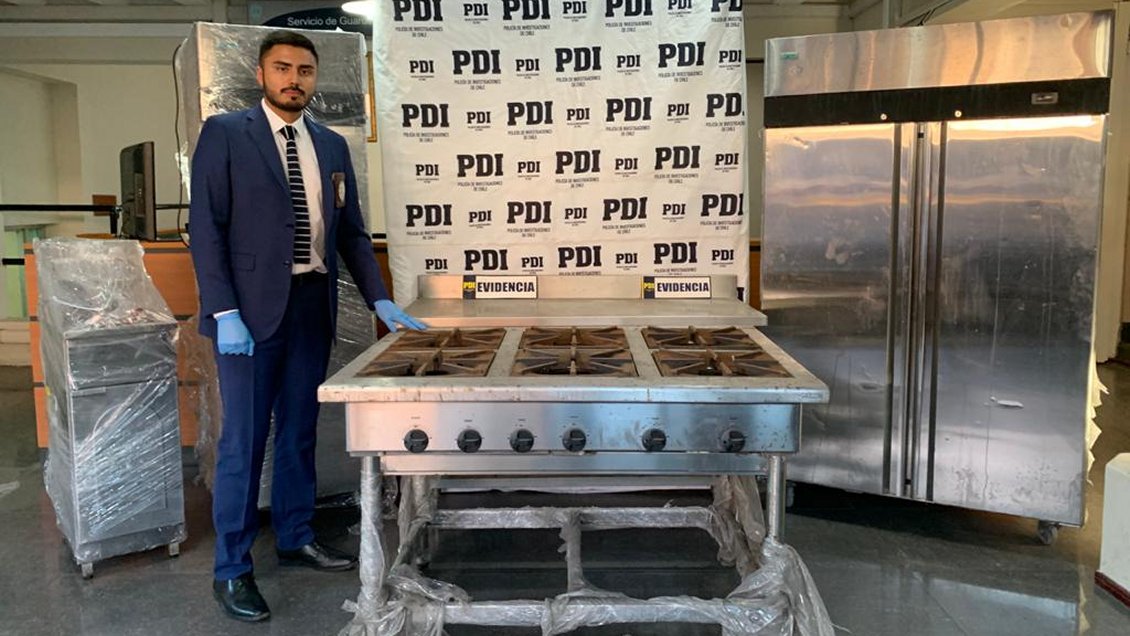 Mujer de 73 años fue detenida por receptación de implementos industriales de cocina