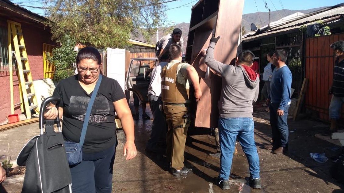 Incendio destruyó tres viviendas en San Fernando