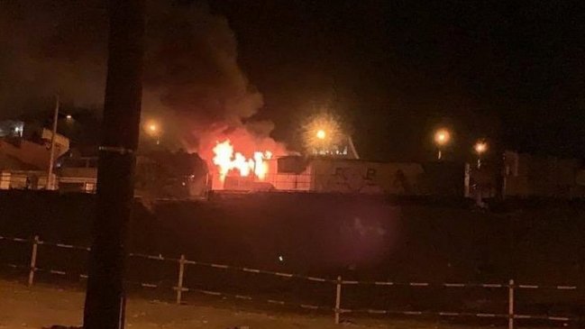 Desconocidos realizaron ataque incendiario a una locomotora en Antofagasta