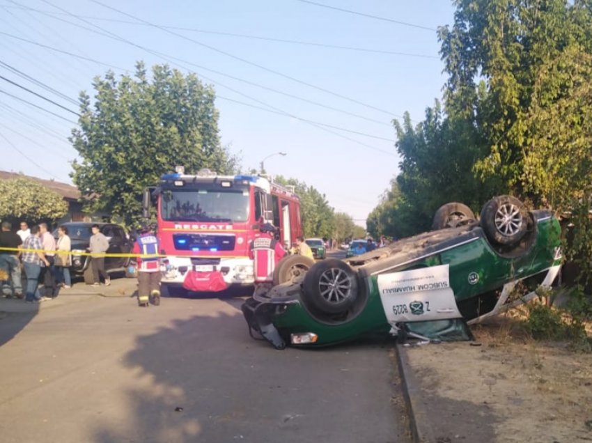Cuatro lesionados dejó accidente que involucró a una patrulla policial en Chillán