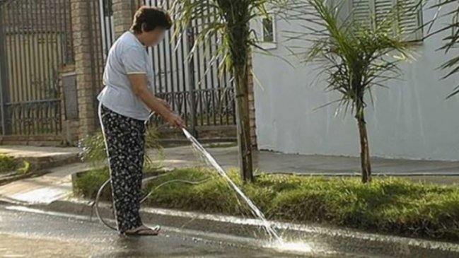 Providencia multará a los vecinos que rieguen la vereda