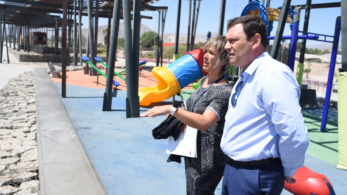 Parque Kaukari de Copiapó cuenta con un nuevo sector de juegos y seguridad