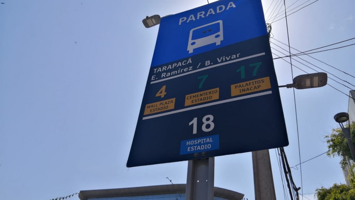 Paraderos diferidos para micros prometen ordenar el centro de Iquique