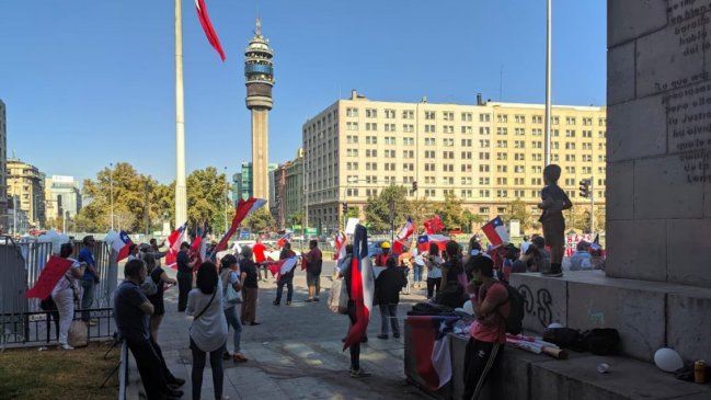 Marchas por Apruebo y Rechazo en el plebiscito constituyente se desarrollaron en Santiago