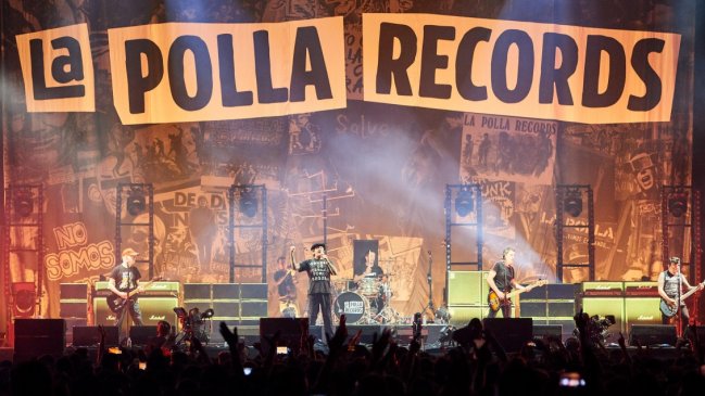 Incidentes obligaron a suspender show de La Polla Records en Chile