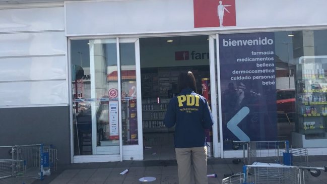 Violento robo en farmacia de La Serena: Trabajador enfrentó a los delincuentes