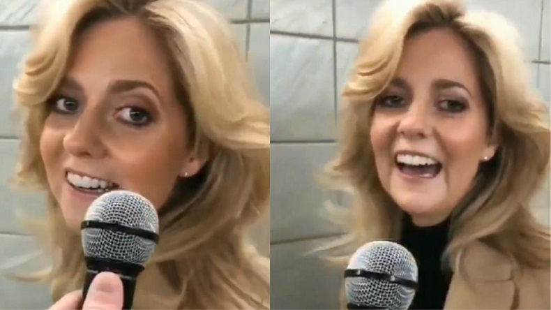 Nace una estrella viral: Mujer impactó al cantar 