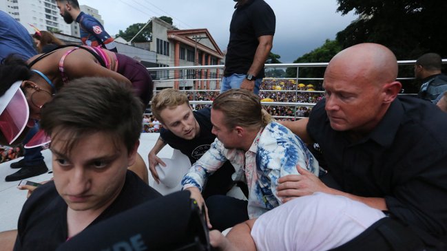  Tiroteo deja a dos heridos en medio de presentación de Diplo en Brasil  