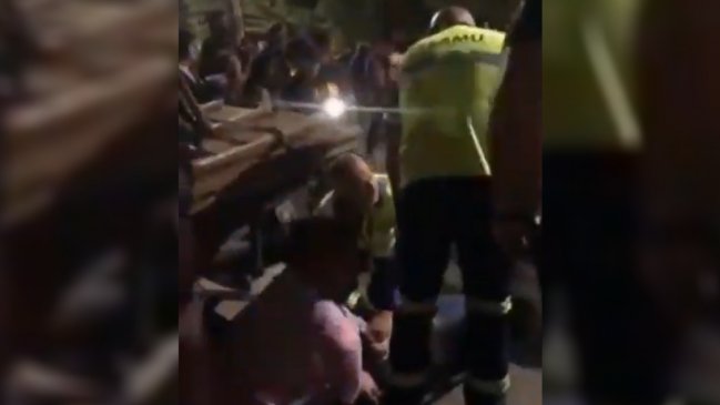 San Joaquín: Menor herida por proyectil en medio de incidentes en las afueras de comisaría