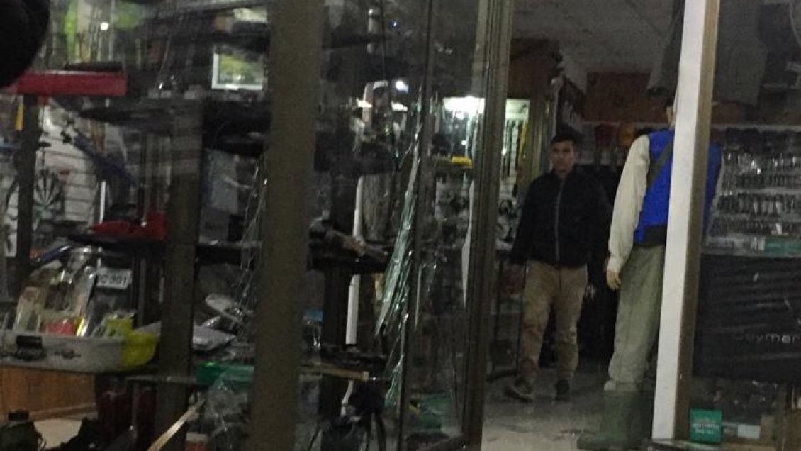 Cuatro sujetos fueron detenidos tras saquear armería en La Serena