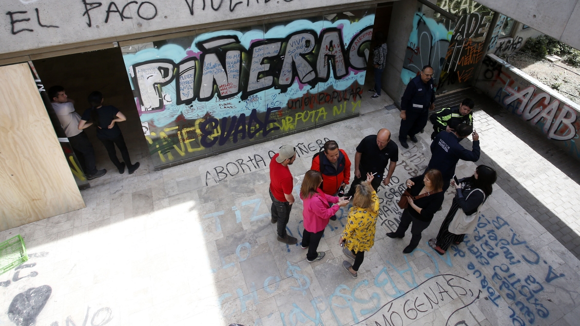 Detienen en Talca a sospechoso de dañar el Café Literario en octubre