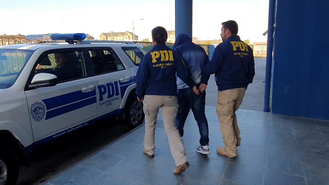 PDI detuvo a presunto autor de homicidio registrado en 2018 en Chiguayante