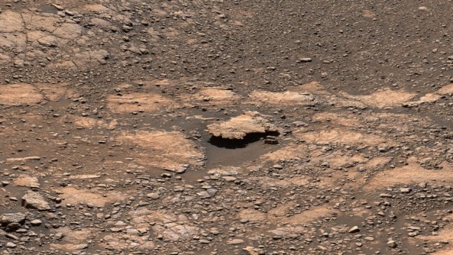 NASA publicó una imagen de altísima resolución de Marte