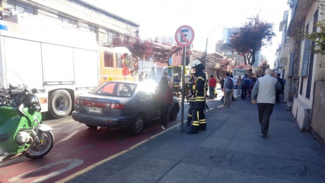 Joven murió atropellado por taxibús en el centro de Concepción