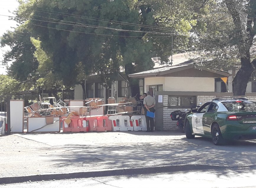 Grupo feminista se tomó Campus La Castilla de la UBB en Chillán
