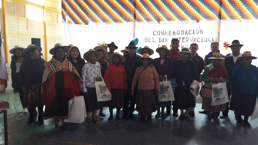 Mujeres de pueblos originarios conmemoraron el Día Internacional de la Mujer en Colchane