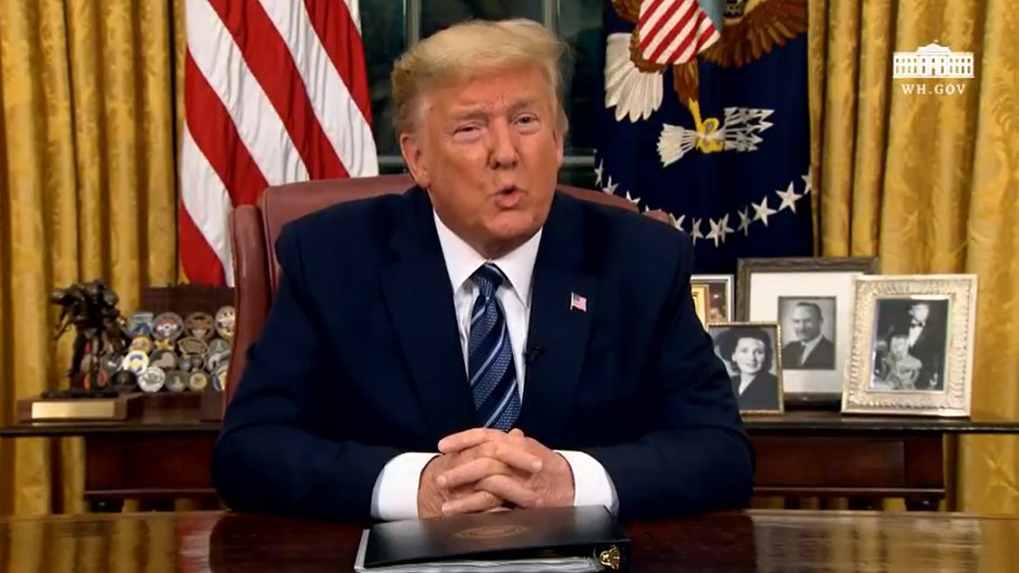 Coronavirus: Trump suspendió viajes desde Europa a EE.UU. por 30 días