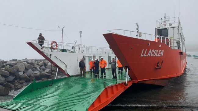 Isla Santa María estrenó nuevo transbordador 