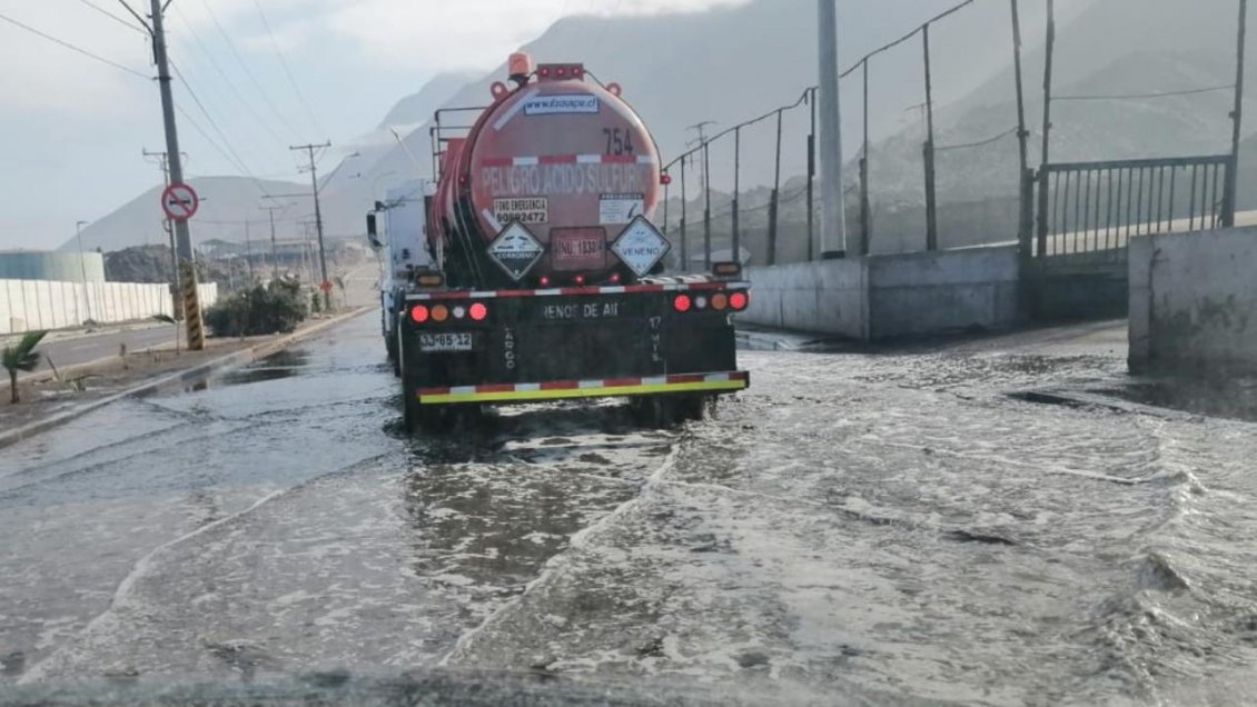 Rotura de matriz obligó corte que afecta a 300 vecinos en Tocopilla