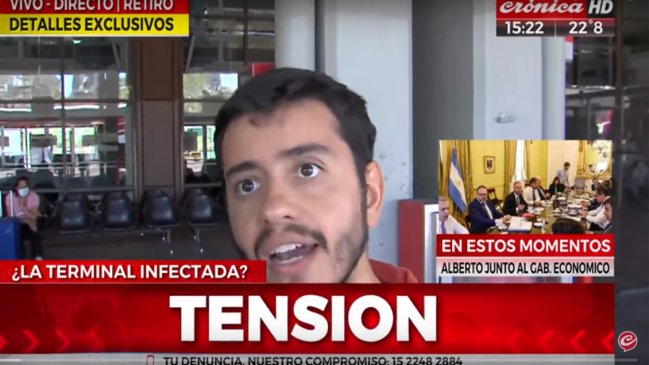 Argentina: Detienen a chileno que tosió encima de periodista diciendo que tenía coronavirus