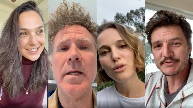 Famosos en cuarentena se unen para cantar 