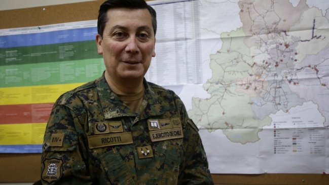 General Ricotti: Se desplegarán 7.000 soldados en la RM por el estado de catástrofe