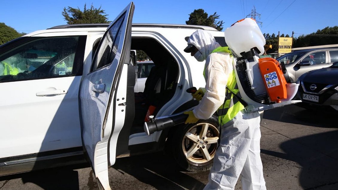 Concepción hará sanitización obligatoria a vehículos particulares