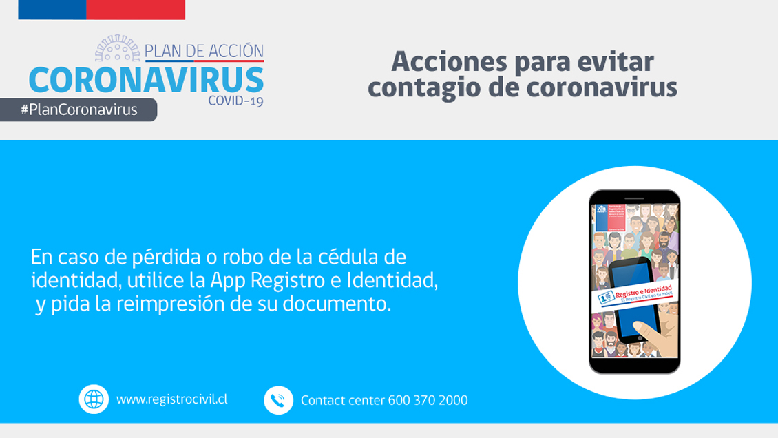 Registro Civil lanzó app que permite pedir reimpresión del carnet de identidad con una selfie