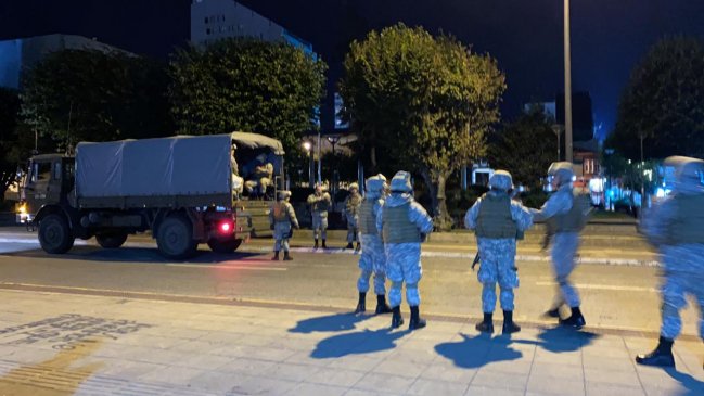 Diecisiete detenidos dejó la primera noche de toque de queda en Los Lagos