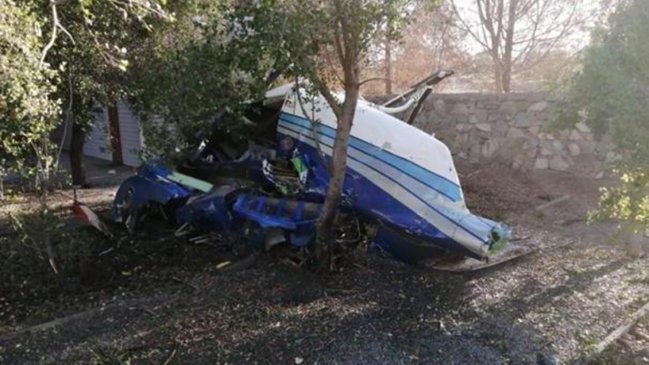 Helicóptero se estrelló en sector de Chicureo