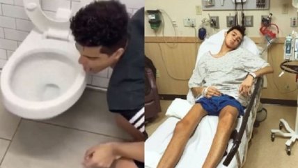 Joven lamió inodoro en desafío viral y se contagió con coronavirus