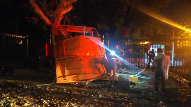 Fuerte explosión: Detonaron un cajero automático a los pies del cerro San Cristóbal