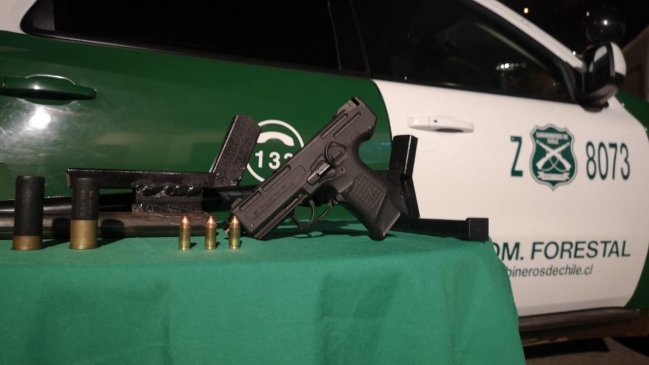 Detenido en toque de queda portaba 