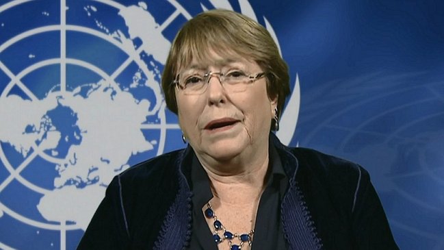 Bachelet envió su apoyo a 
