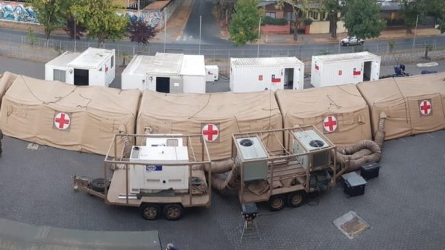 Chillán: Hospital de campaña del Ejército está listo y dispuesto