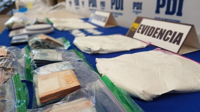 Prisión preventiva para cinco sujetos acusados de tráfico de drogas en O'Higgins