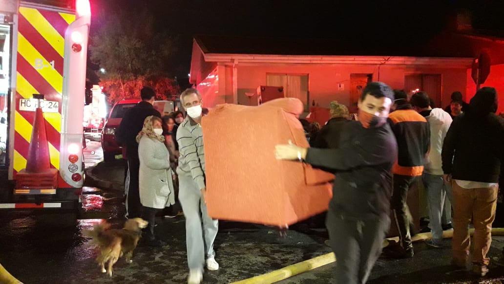 Incendio en Penco: Reporte definitivo cifra en 26 los damnificados y 8 casas dañadas