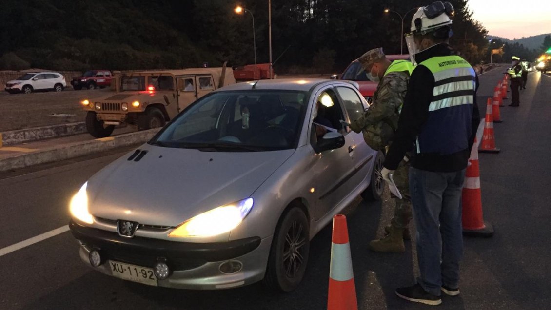 Barrera sanitaria: más de 1.200 conductores no presentaron salvoconducto en el Gran Concepción