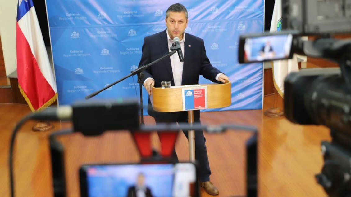 Intendente de O'Higgins renuncia para asumir cargo en Ministerio del Interior