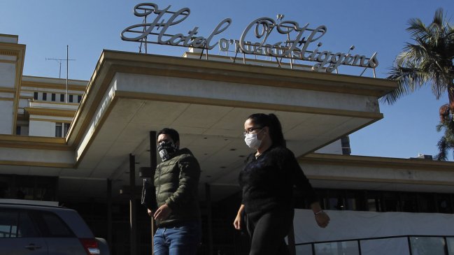 Con 92 camas comenzó funcionamiento del Hotel O'Higgins como residencia sanitaria