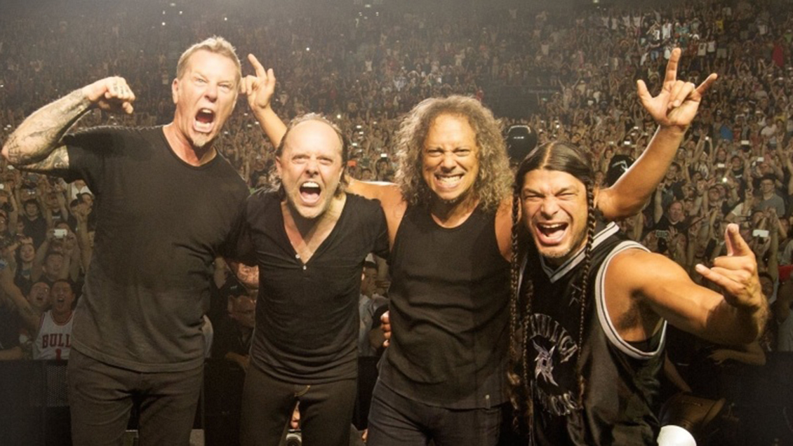 Metallica envía saludo a Chile y estrena registros de sus shows en el país