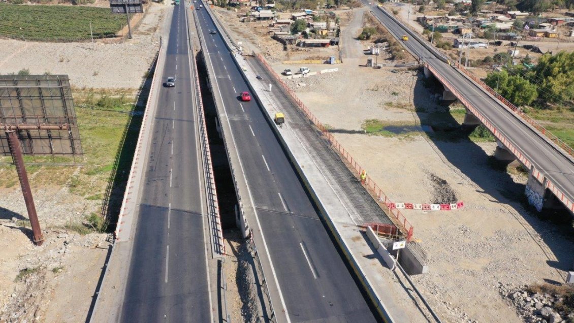 MOP realizará trabajos este fin de semana en Ruta 5 Sur en Mostazal