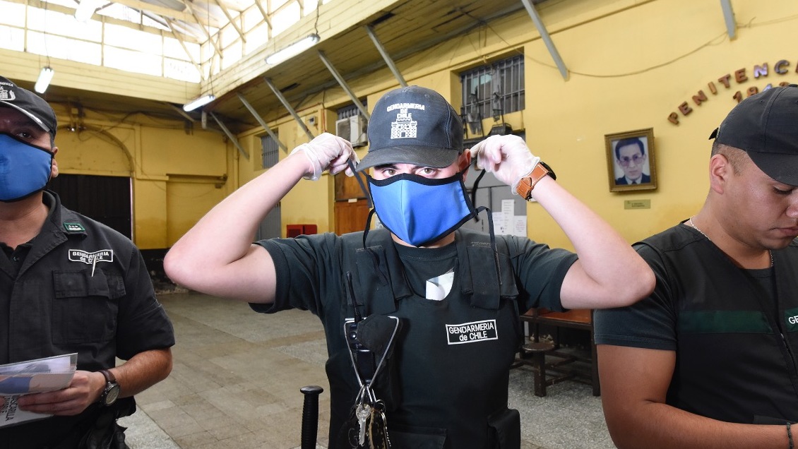 Gendarme infectado participó de una actividad con dos ministros