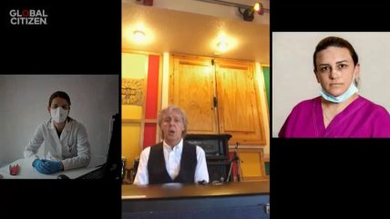 Con el recuerdo a su madre enfermera, Paul McCartney participó en 